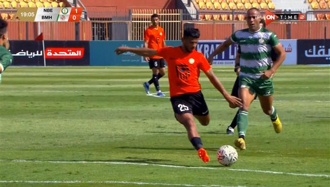 هدف محمد هلال الرائع في مباراة البنك الاهلي وبلدية المحلة