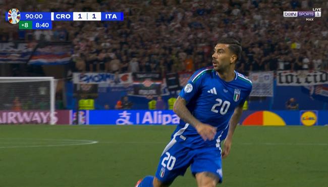 هدف تعادل ايطاليا القاتل الرائع مع كرواتيا 1 1 زاكايني