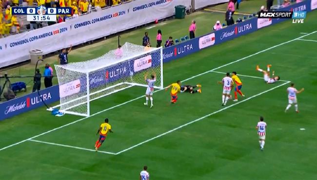 اهداف مباراة باراجواي وكولومبيا 1 2 كوبا امريكا
