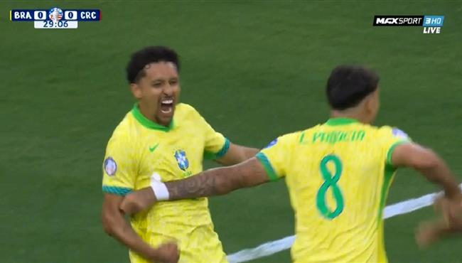 هدف ماركينيوس الملغي امام كوستاريكا في كربا امريكا