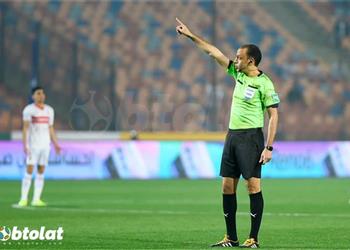 المقاولون العرب يوضح آخر مباراة حكمها محمد الحنفي في الدوري المصري