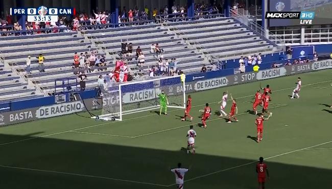 هدف بيرو الملغي امام كندا في كوبا امريكا