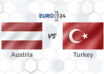 موعد مباراة تركيا والنمسا في دور الـ 16 بـ يورو 2024