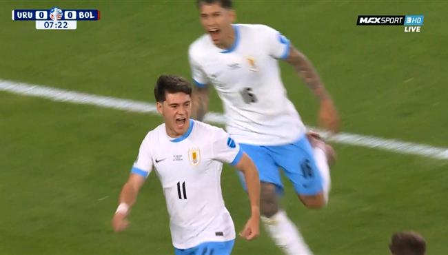هدف اوروجواي الاول في مرمي بوليفيا بكوبا امريكا
