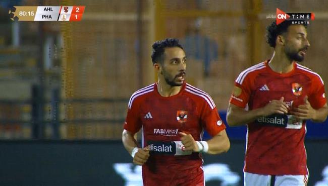 كريم فؤاد كاد ان يسجل هدف رائع امام فاركو بالدوري المصري