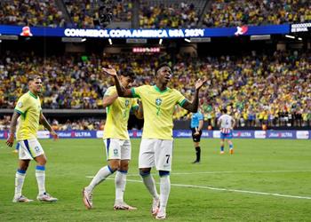فيديو فينيسيوس يقود البرازيل للفوز على باراجواي برباعية في كوبا أمريكا 2024