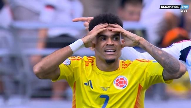 لويس دياز يهدر فرصة هدف امام كوستاريكا في كوبا أمريكا