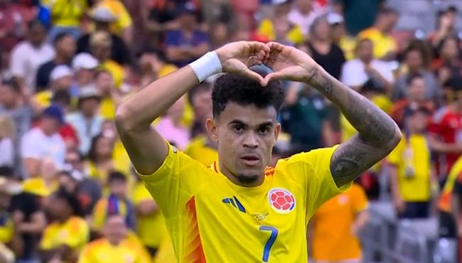 هدف لويس دياز في مرمي كوستاريكا بكوبا أمريكا