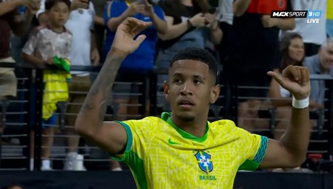 هدف البرازيل الثاني في مرمي باراجواي بكوبا امريكا
