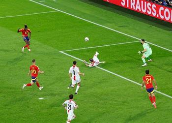 فيديو نيكو ويليامز ي سجل هدف إسبانيا الثالث أمام جورجيا