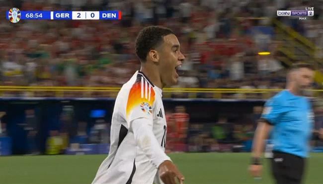 هدف جمال موسيالا في مرمي الدنمارك يورو 2024