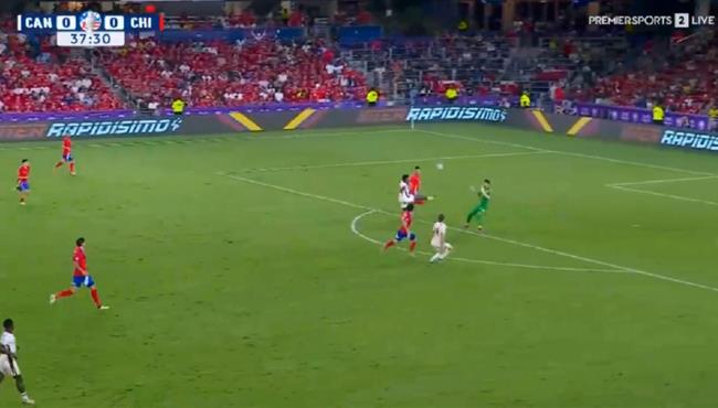 فرصة خطيرة من كندا علي مرمي تشيلي في كوبا امريكا