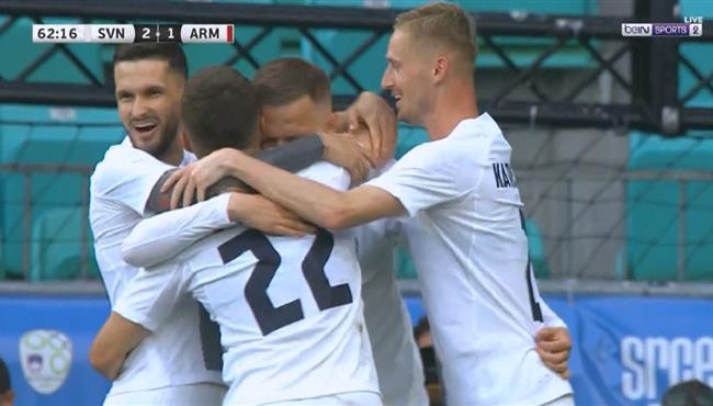 اهداف سلوفينيا وارمينيا 2 1 مباراة ودية