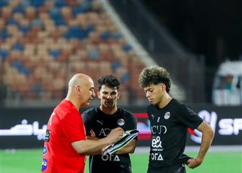 منتخب مصر يختتم تدريباته استعداد ا لمباراة بوركينا فاسو في تصفيات كآس العالم