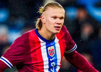 فيديو هاتريك هالاند يقود النرويج للفوز على كوسوفو وبلجيكا تتخطى الجبل الأسود