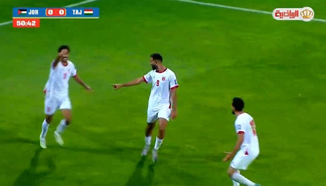 اهداف مباراة الاردن وطاجيكستان (3-0) تصفيات كأس العالم