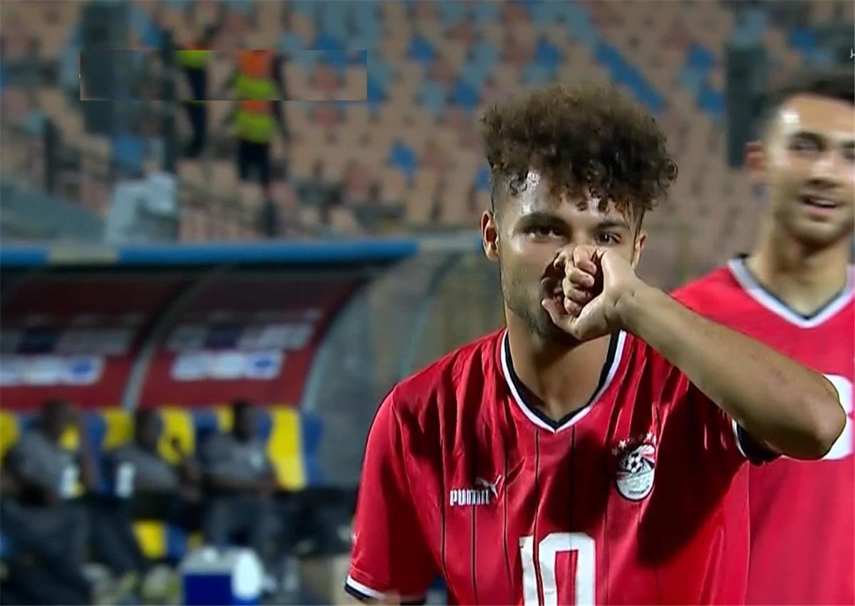 مصطفي ميسي لاعب منتخب مصر الاولمبي