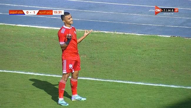 هدف اسلام سميرفي مرمي منتخب السويس بدورة الترقي