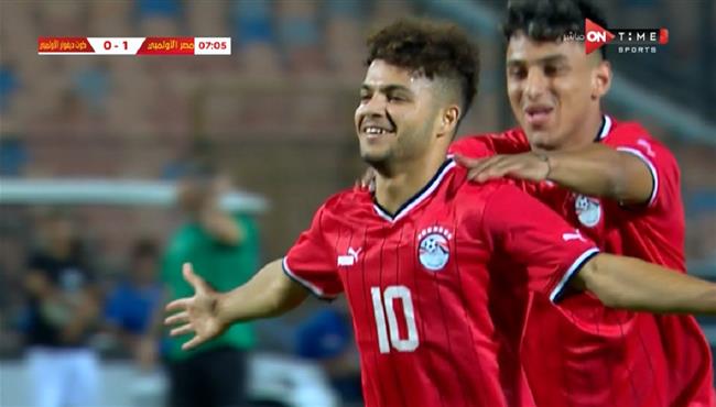 هدف مصطفى سعد ميسي في مرمي كوت ديفوار الودية