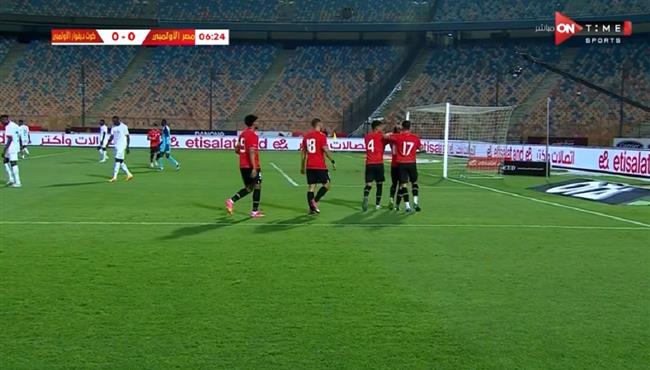 اهداف مباراة مصر الاولمبي وكوت ديفوار في الودية