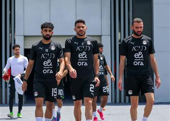 صور منتخب مصر يخوض تدريبه الأخير في القاهرة قبل التوجه إلى غينيا بيساو