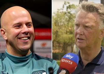 فان جال يشيد بـ أرني سلوت أفضل مدير فني هولندي في العالم