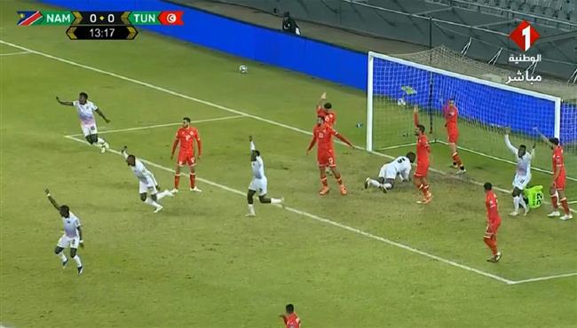 هدف ناميبيا الملغي امام تونس بتصفيات كأس العالم