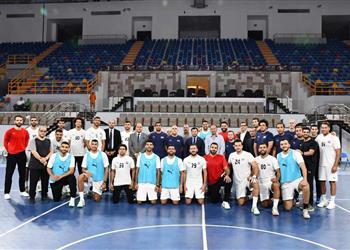 صور وزير الرياضة يؤازر منتخب مصر لكرة اليد قبل المشاركة في أولمبياد باريس 2024