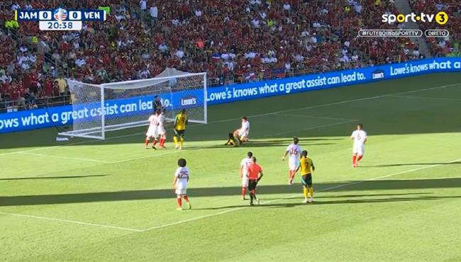 فرصة خطيرة من جامايكا علي مرمي فنزويلا في كوبا امريكا