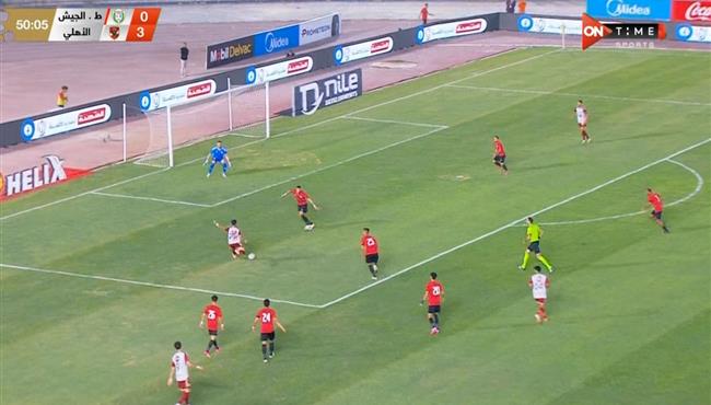 كريم فؤاد يهدر هدف محقق امام طلائع الجيش بعد كعب رائع من حسين الشحات