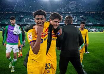 تسجيل لامين يامال وكوبارسي مع الفريق الأول لـ برشلونة