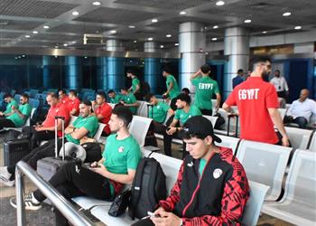 بعثة منتخب مصر الأولمبي تغادر إلى بوردو