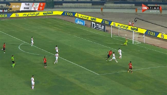 تصدي محمد صبحي يحرم طلائع الجيش من تسجيل هدف