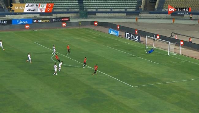 تصدي عمر رضوان الرائع يحرم ناصر ماهر من تسجيل هدف