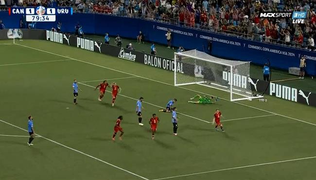 هدف كندا الثاني في مرمي اوروجواي بكوبا امريكا