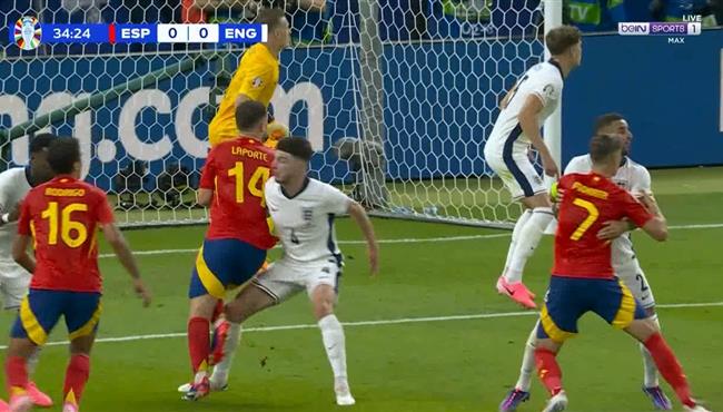 هل حرم الحكم اسبانيا من ركلة جزاء امام انجلترا في نهائي يورو 2024