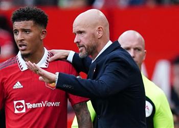 تين هاج يكسر صمته بشأن مستقبل سانشو مع مانشستر يونايتد