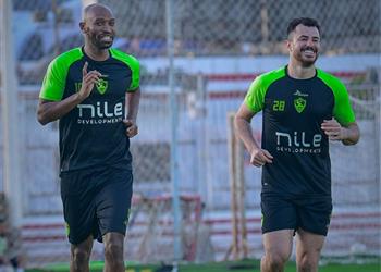 مران الزمالك جاهزية شيكابالا وانتظام دونجا والجزيري استعداد ا لمباراة بروكسي