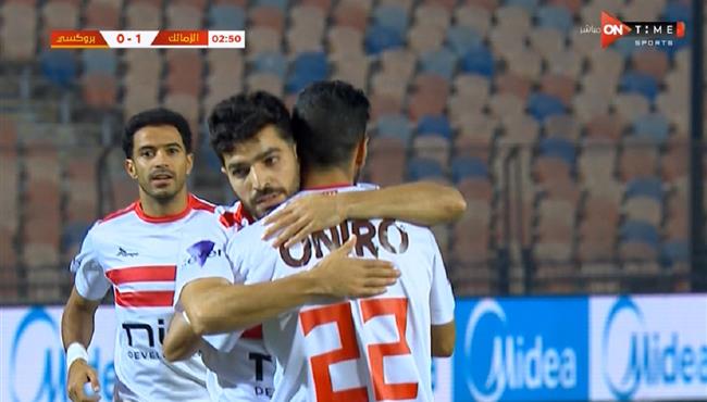 هدف مهاب ياسر في مرمي بروكسي بكأس مصر