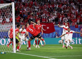 فيديو في الدقيقة الأولى ديميرال يسجل هدف تركيا الأول أمام النمسا