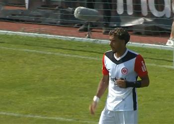 فيديو عمر مرموش يسجل في فوز فرانكفورت على هيوزنشتام ودي ا بـ12 هدف ا