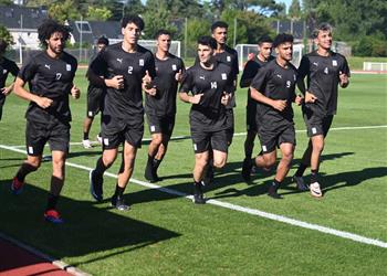 مران منتخب مصر تدريبات قوية استعداد ا لمواجهة جمهورية الدومينيكان في أولمبياد باريس