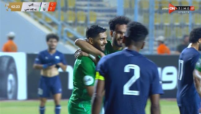 هدف شادي حسين الاول في مرمي انبي بالدوري المصري