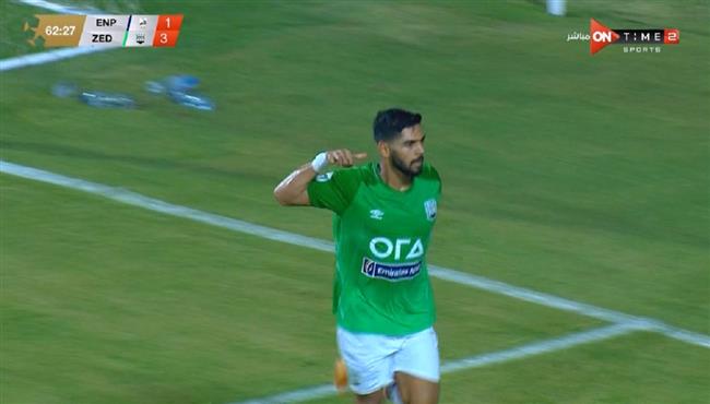 هدف شادي حسين الثاني في مرمي انبي بالدوري المصري