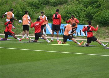 مران منتخب مصر الأولمبي تنافس شديد قبل انطلاق الأولمبياد وتدريبات بدنية وفنية