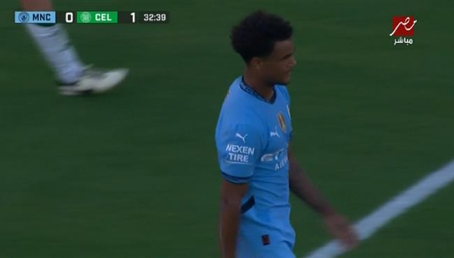 هدف تعادل مانشستر سيتي مع سيلتيك 1 1 اوسكار بوب