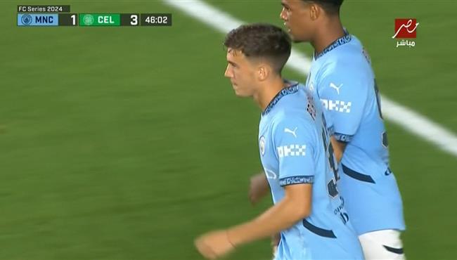 هدف مانشسترسيتي الثاني في مرمي سيلتك