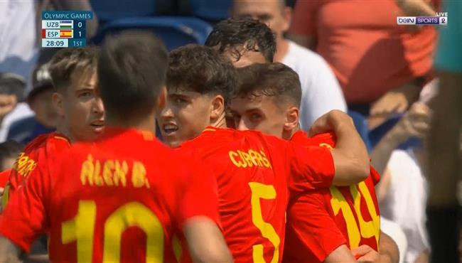 اهداف مباراة اسبانيا واوزباكستان 2 1 اولمبياد باريس