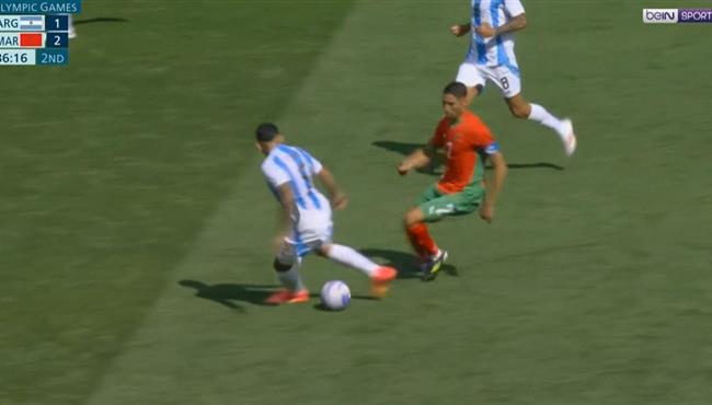 مهاراة رائعة من اشرف حكيمي في مباراة المغرب والارجنتين
