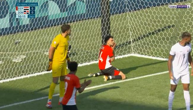 احمد سيد زيزو كاد ان يسجل هدف لـ مصر امام الدومينيكان وحسره كبيرة من ميكالي